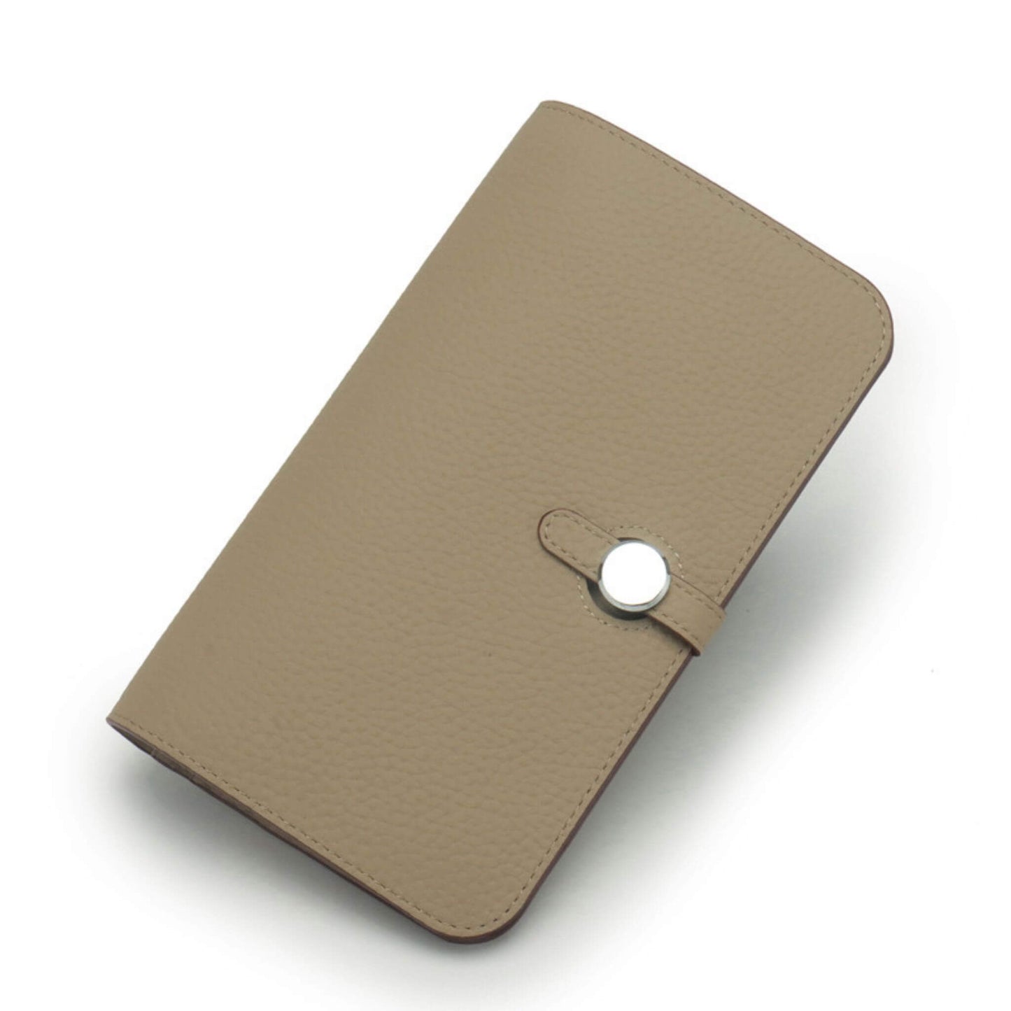 Genuine Leather Long Wallet
