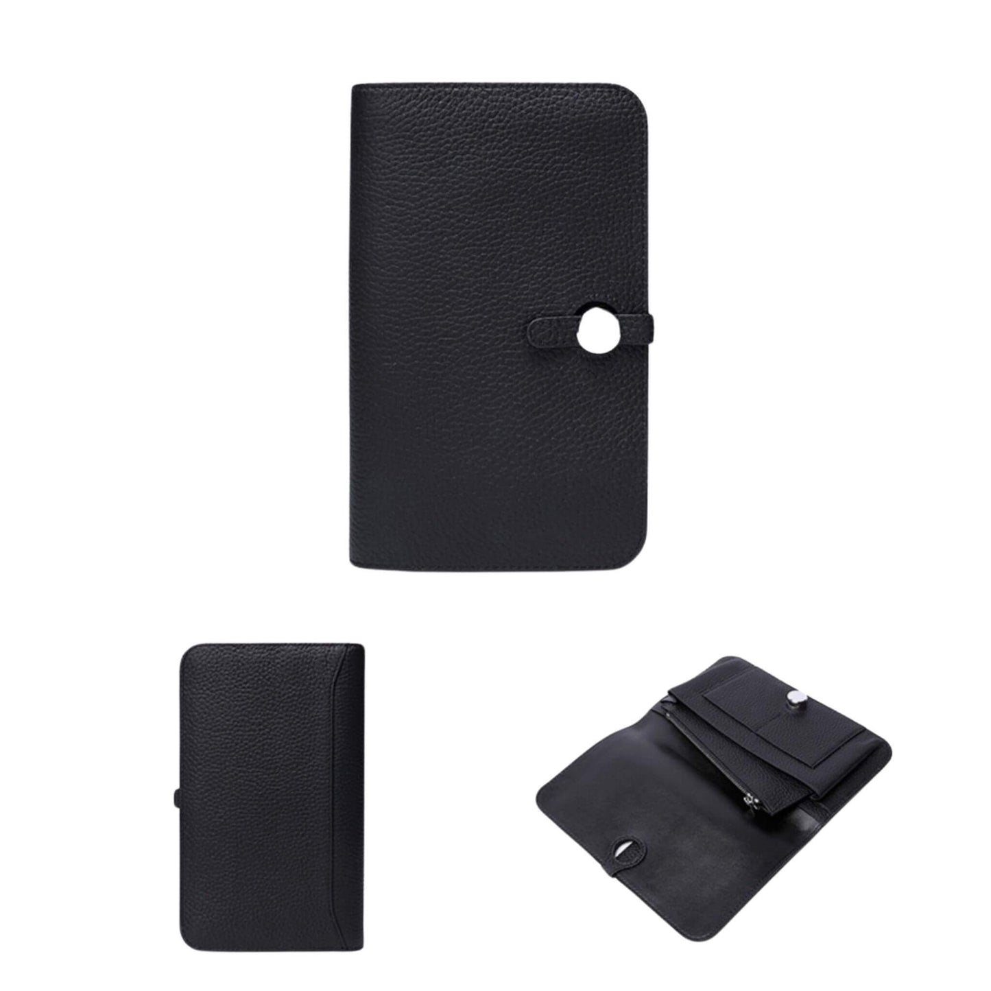 Genuine Leather Long Wallet