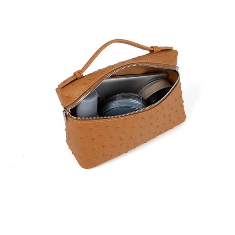 Lora Ostrich Handbag