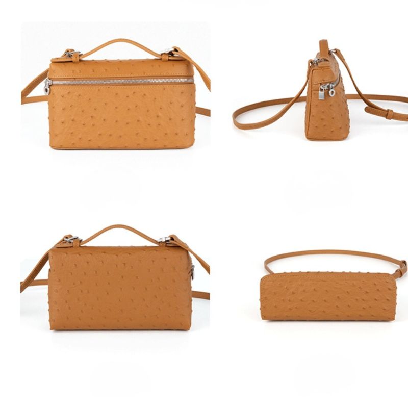 Lora Ostrich Handbag