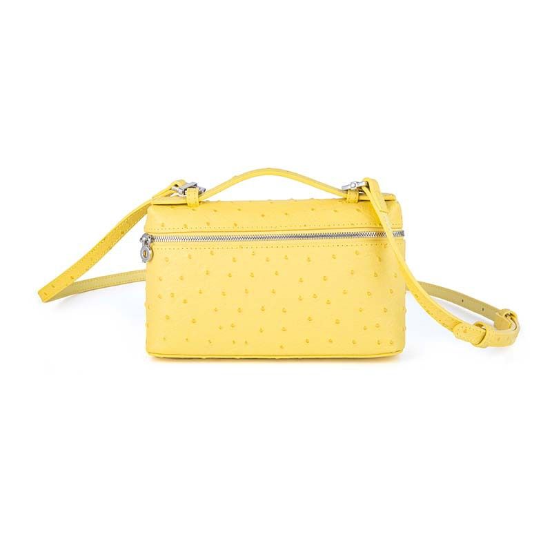 Lora Ostrich Handbag