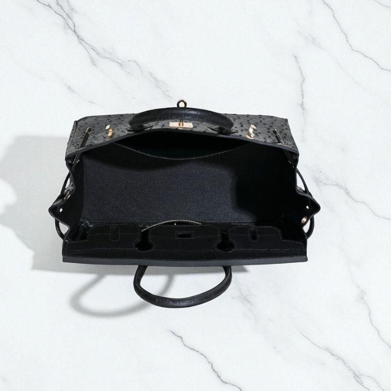 Ava Ostrich Style Handbag