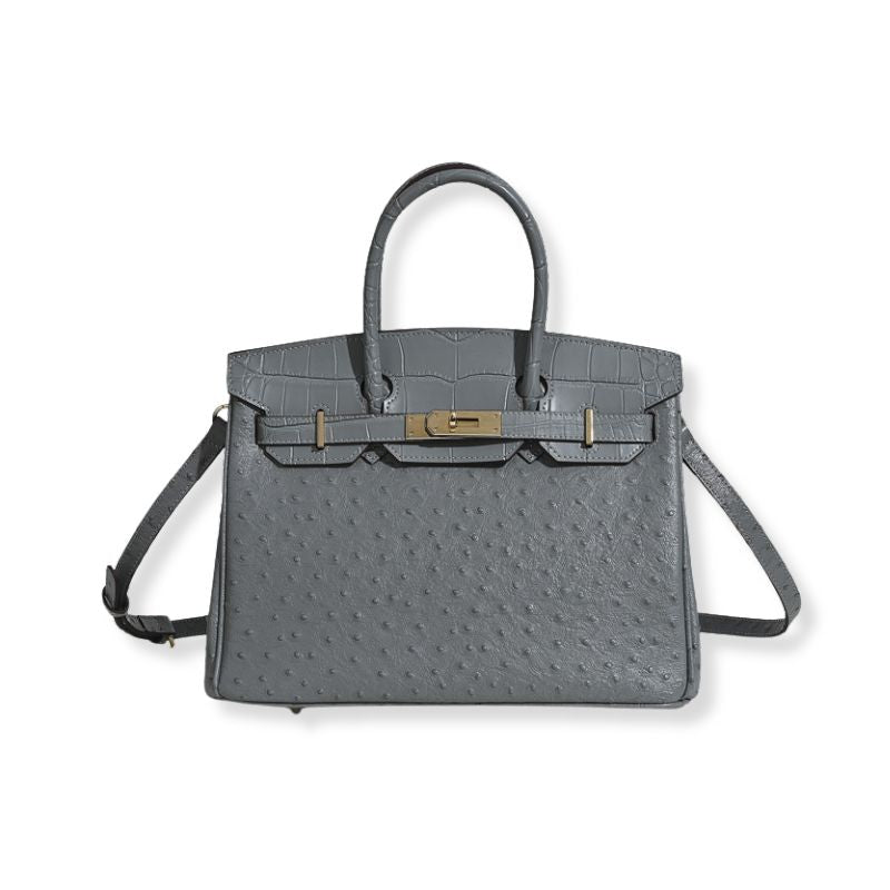 Ava Ostrich Style Handbag