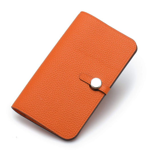 Genuine Leather Long Wallet