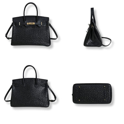 Ava Ostrich Style Handbag