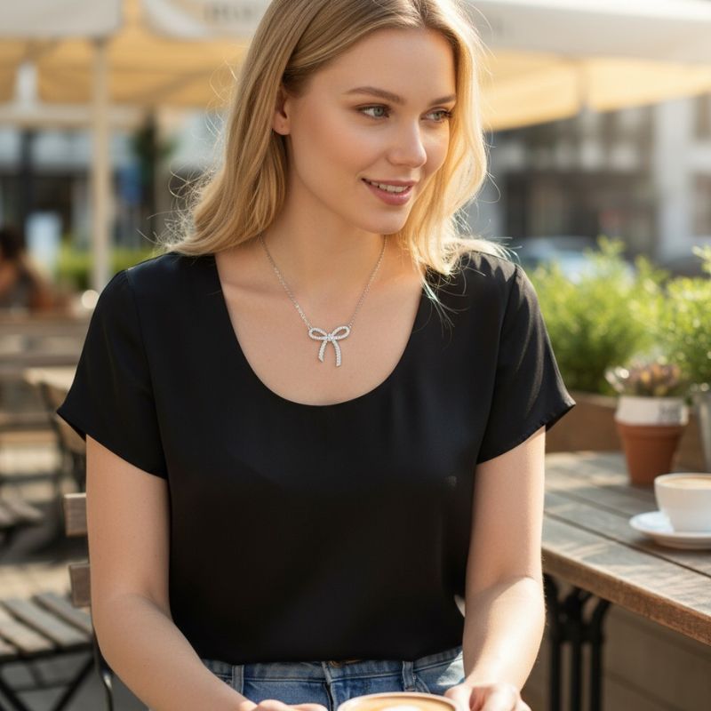 Mira Moissanite Necklace