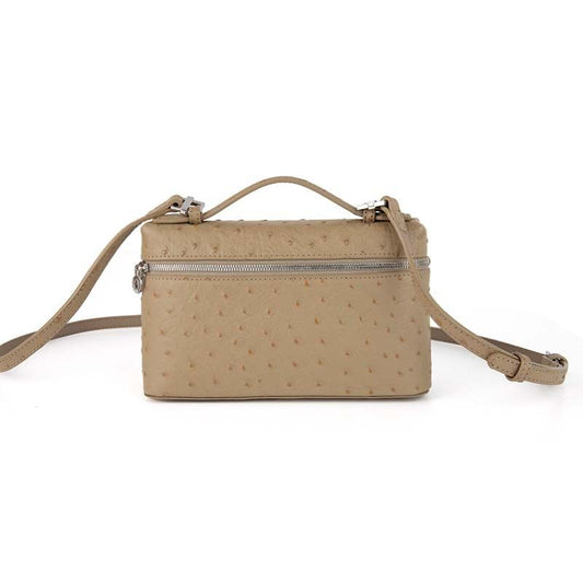 Lora Ostrich Handbag