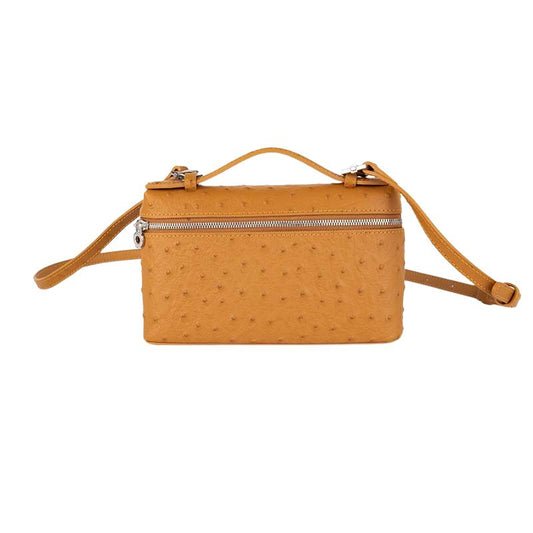 Lora Ostrich Handbag