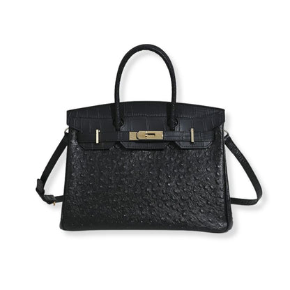 Ava Ostrich Style Handbag