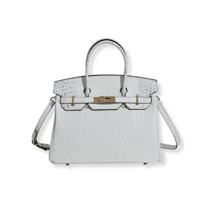 Ava Ostrich Style Handbag