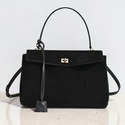 Suede Tote Bag