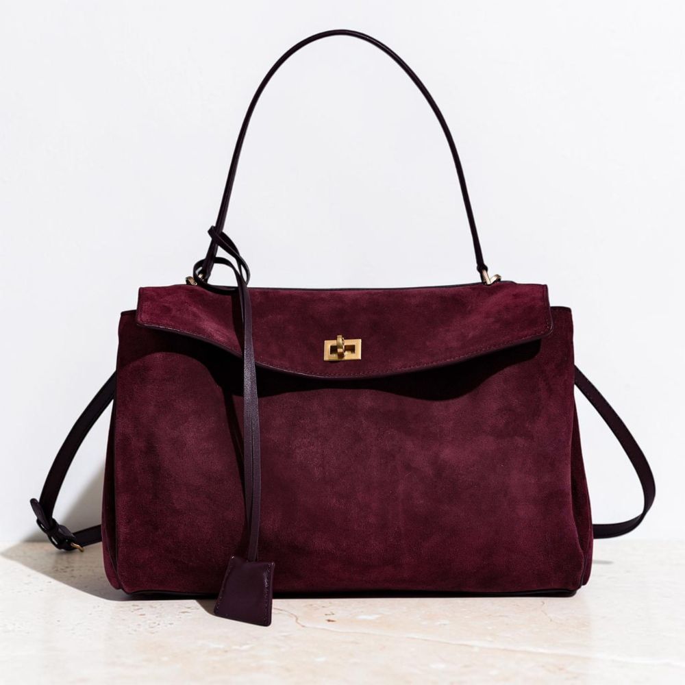 Suede Tote Bag