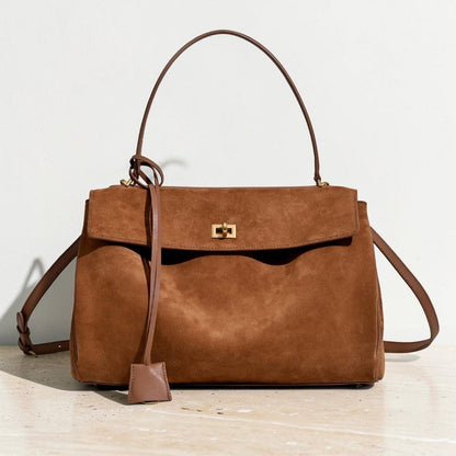 Suede Tote Bag