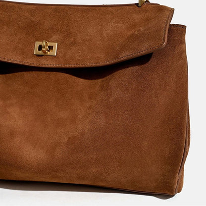 Suede Tote Bag