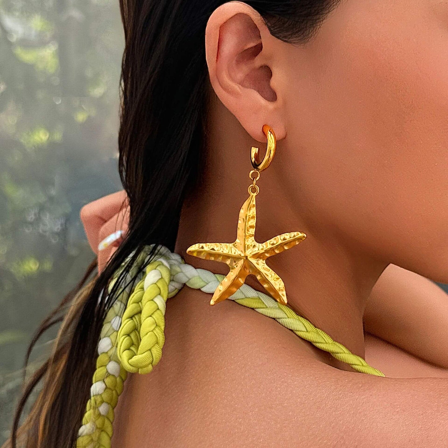 Starfish Earrings 18K Gold Plated