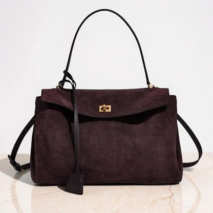 Suede Tote Bag