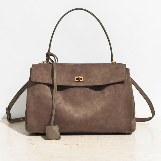 Suede Tote Bag