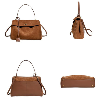 Suede Tote Bag