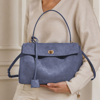 Suede Tote Bag