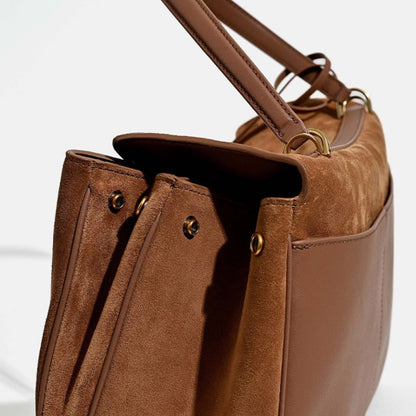 Suede Tote Bag